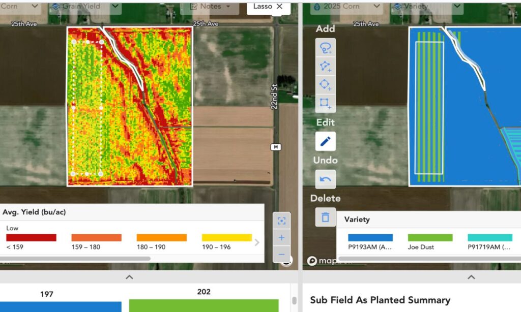 AMF seed treatment produced a 14-bushel response in corn on a high-productivity field.