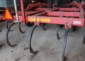 This chisel plow is just one of Jack Geiger’s tillage tools for improving soil health.
