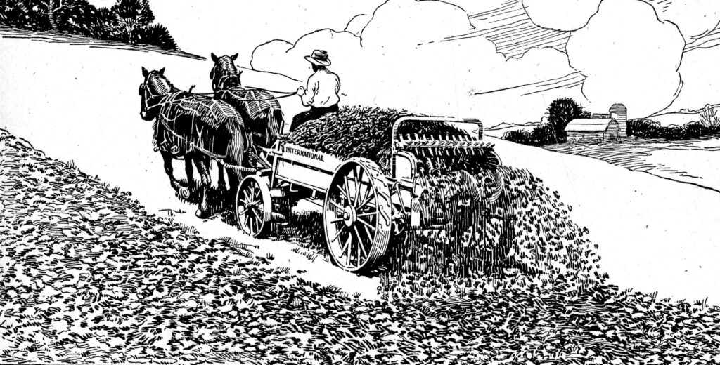Spreading manure and compost has a long history — from the September 10, 1921, issue of Country Gentleman.